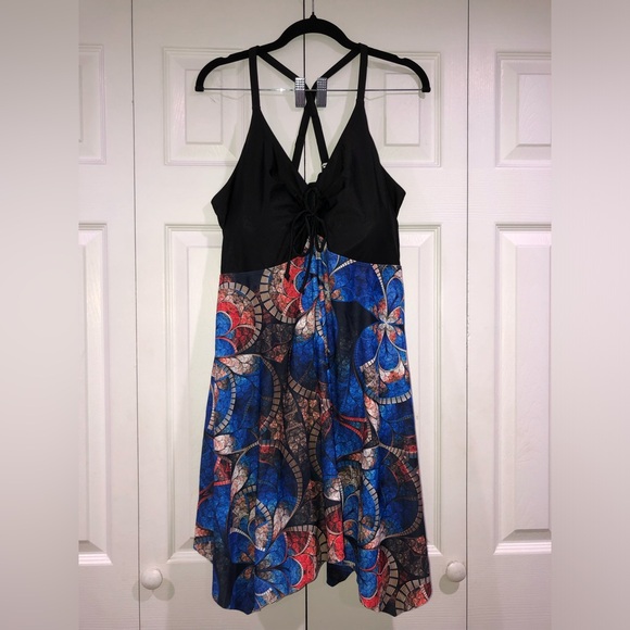 Hanna Nikole Women Plus Size One Piece Swimsuit Bathing Suit Tummy Control - Picture 4 of 11